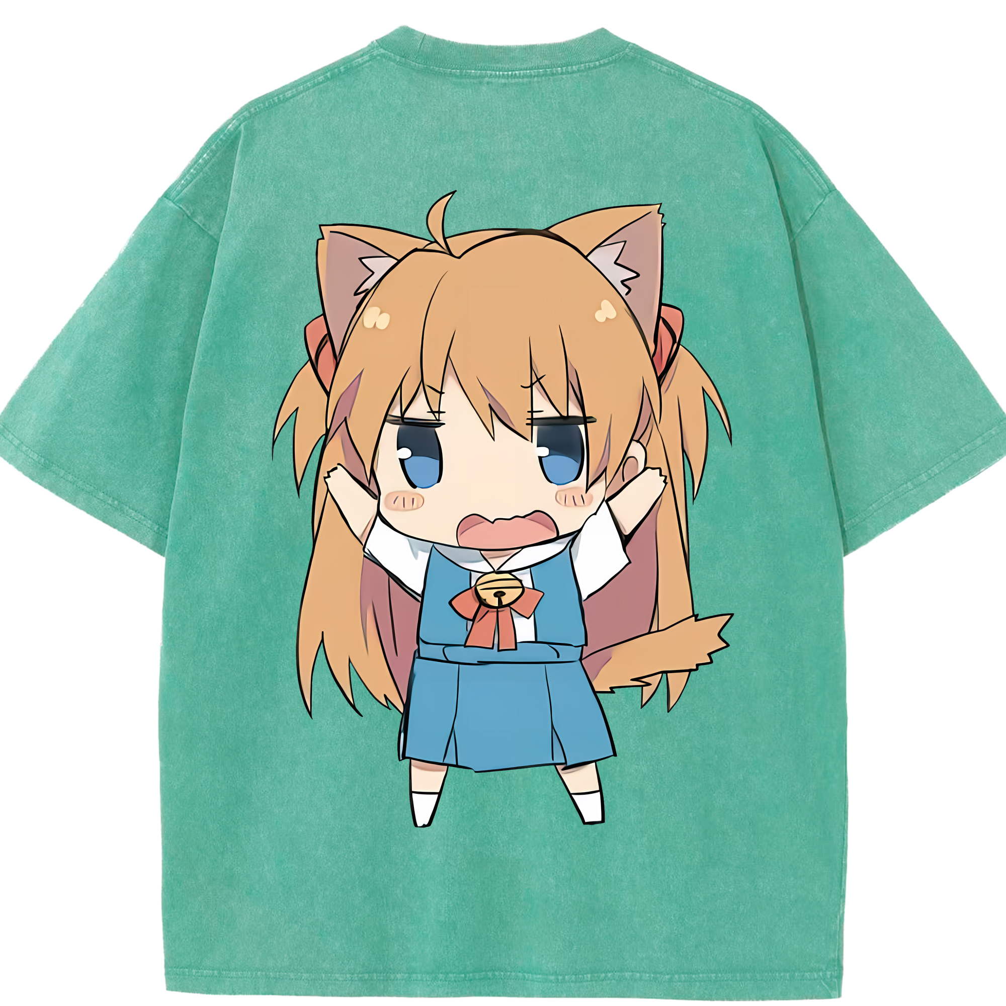 （画像用） EVA 新世紀エヴァンゲリオン 綿100% ヴィンテージ風 半袖Tシャツ（背面プリント）